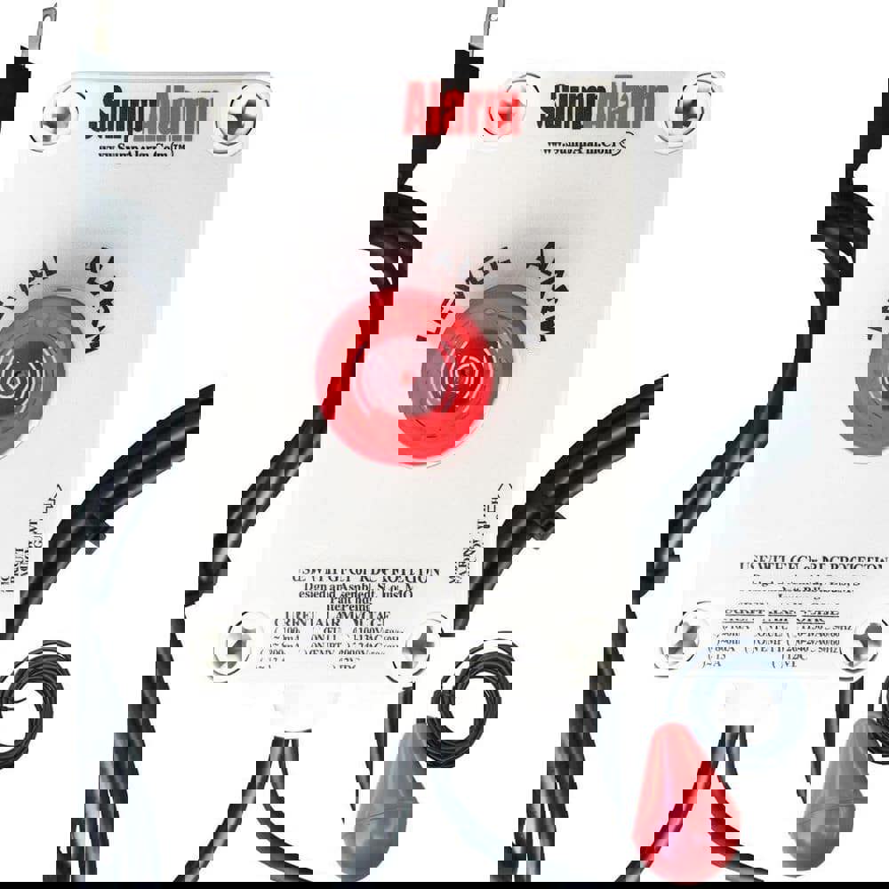 High-Water Alarms; Maximum Operating Temperature C: 60.000 ; Voltage: 100-120V AC ; Material: Polycarbonate ; Indoor/Outdoor: Indoor; Outdoor ; Connectivity: None ; Alarm Level: Red warning light; 90DB Horn